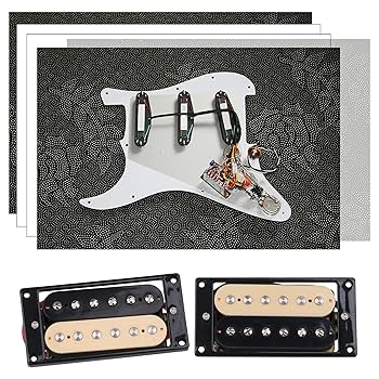 GRECO エレキギター ダブルコイル Amazon.co.jp: Yibuy 1 Set of 2 ブラック+クリーム